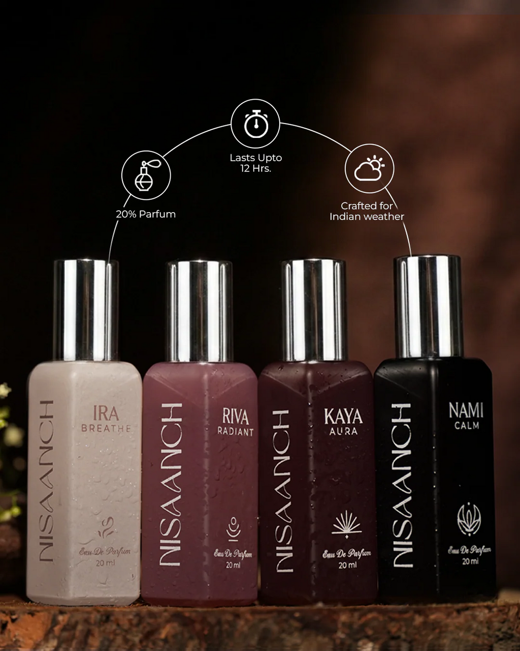 Nisaanch Discovery Set – 4 Eau De Parfums