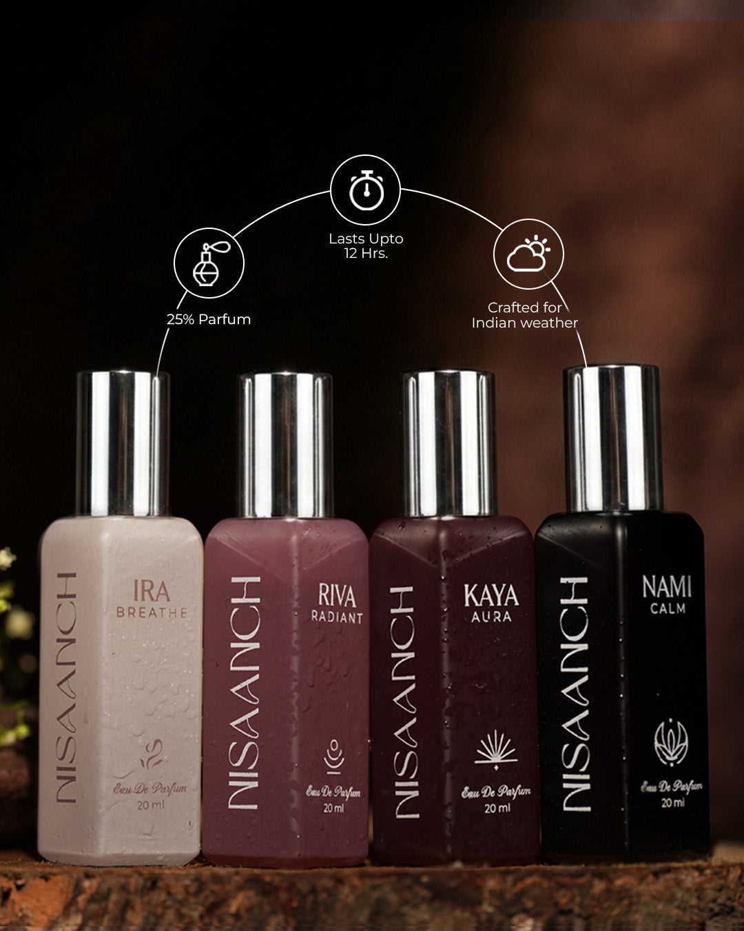 Nisaanch Discovery Set – 4 Eau De Parfums